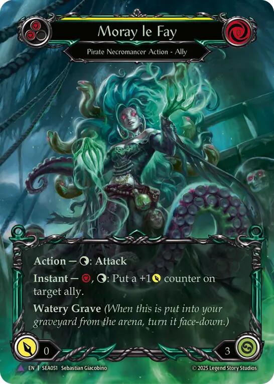 Moray le Fay (Marvel) [SEA051] (High Seas)  Cold Foil | I Want That Stuff Brandon