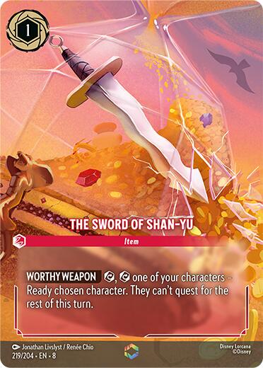 The Sword of Shan Yu (Enchanted) (219/204) [Reign of Jafar] | I Want That Stuff Brandon