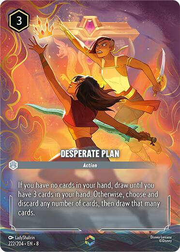 Desperate Plan (Enchanted) (222/204) [Reign of Jafar] | I Want That Stuff Brandon