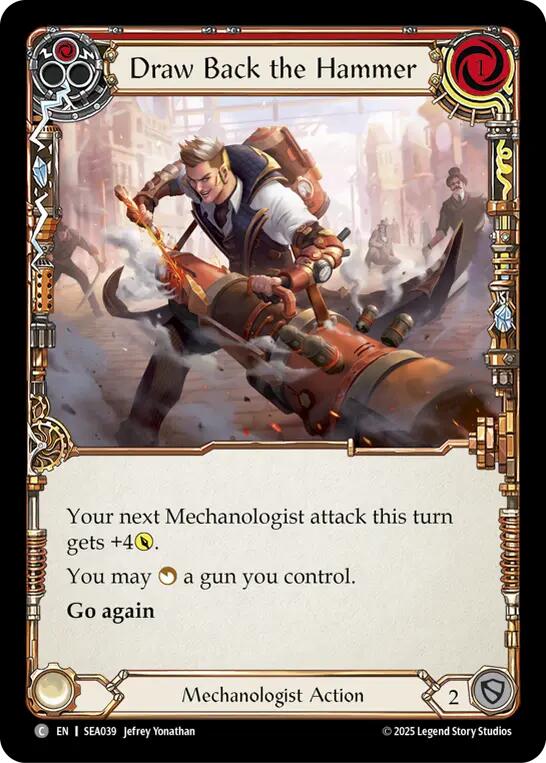 Draw Back the Hammer [SEA039] (High Seas)  Rainbow Foil | I Want That Stuff Brandon