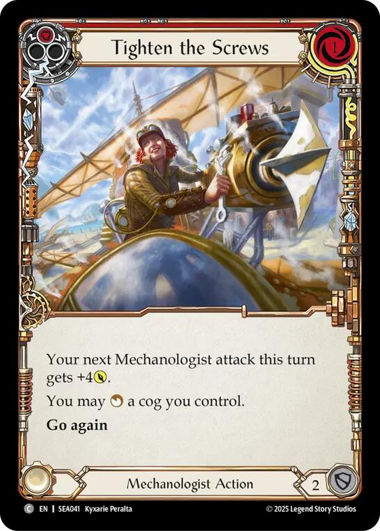 Tighten the Screws [SEA041] (High Seas)  Rainbow Foil | I Want That Stuff Brandon