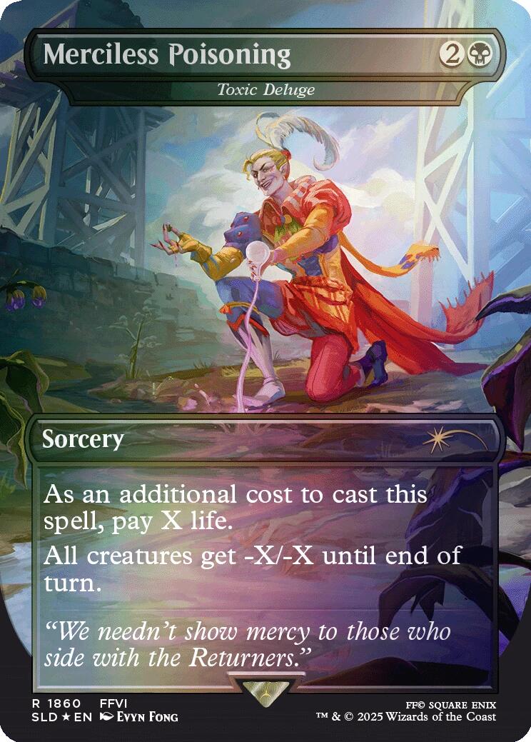 Merciless Poisoning - Toxic Deluge (Rainbow Foil) [Secret Lair Drop Series] | I Want That Stuff Brandon