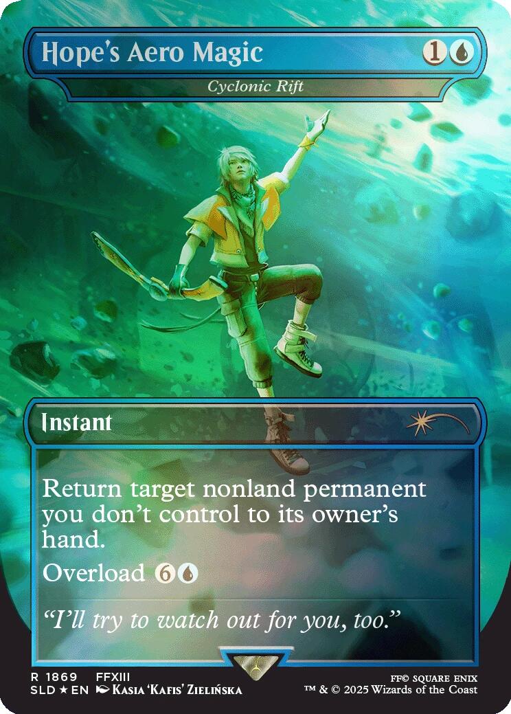 Hope's Aero Magic - Cyclonic Rift (Rainbow Foil) [Secret Lair Drop Series] | I Want That Stuff Brandon