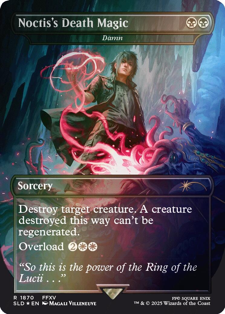 Noctis's Death Magic - Damn (Rainbow Foil) [Secret Lair Drop Series] | I Want That Stuff Brandon