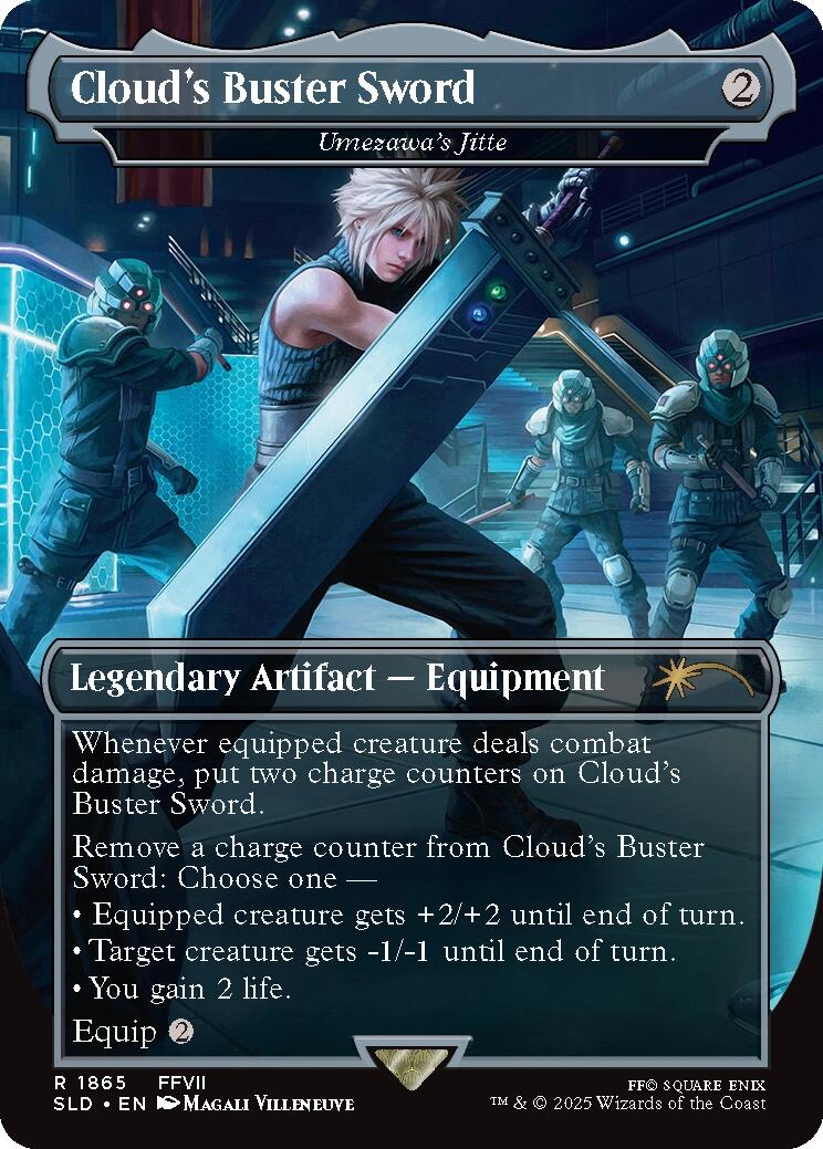 Cloud's Buster Sword - Umezawa's Jitte [Secret Lair Drop Series] | I Want That Stuff Brandon