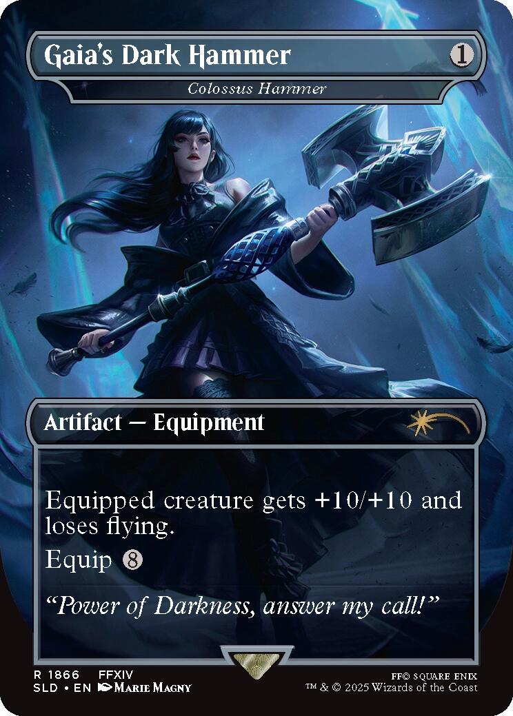 Gaia's Dark Hammer - Colossus Hammer [Secret Lair Drop Series] | I Want That Stuff Brandon