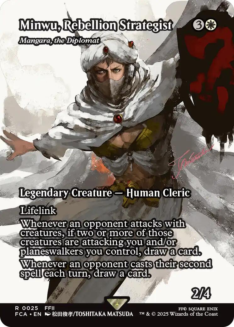 Minwu, Rebellion Strategist - Mangara, the Diplomat (Showcase) [FINAL FANTASY : Through the Ages] | I Want That Stuff Brandon