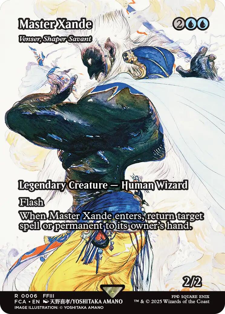 Master Xande - Venser, Shaper Savant (Showcase) [FINAL FANTASY : Through the Ages] | I Want That Stuff Brandon