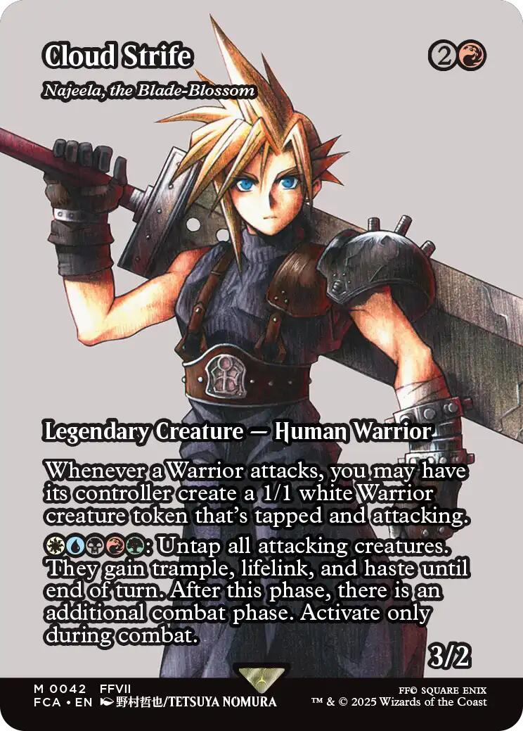 Cloud Strife - Najeela, the Blade-Blossom (Showcase) [FINAL FANTASY : Through the Ages] | I Want That Stuff Brandon