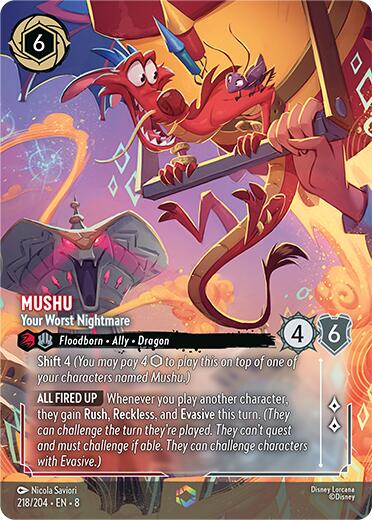 Mushu - Your Worst Nightmare (Enchanted) (218/204) [Reign of Jafar] | I Want That Stuff Brandon
