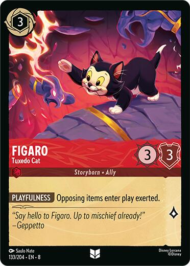 Figaro - Tuxedo Cat (133/204) [Reign of Jafar] | I Want That Stuff Brandon