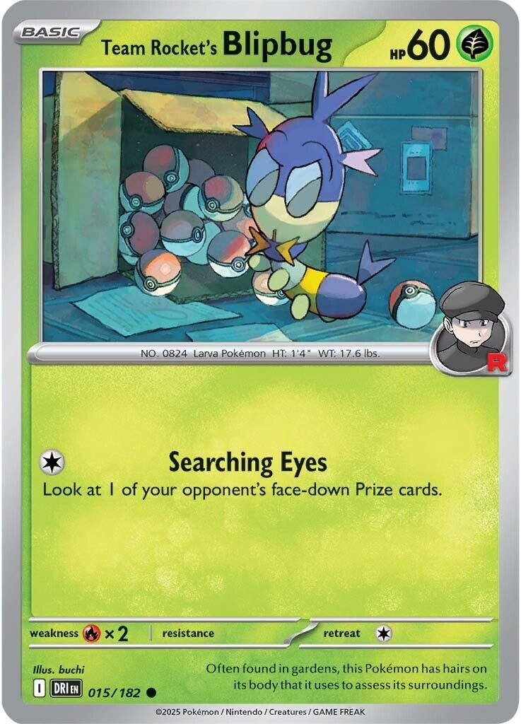 Team Rocket's Blipbug (015/182) [Scarlet & Violet: Destined Rivals] | I Want That Stuff Brandon