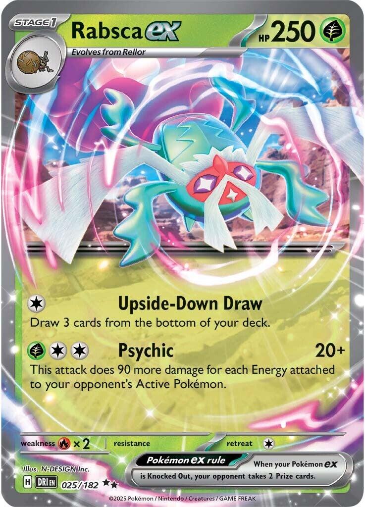 Rabsca ex (025/182) [Scarlet & Violet: Destined Rivals] | I Want That Stuff Brandon