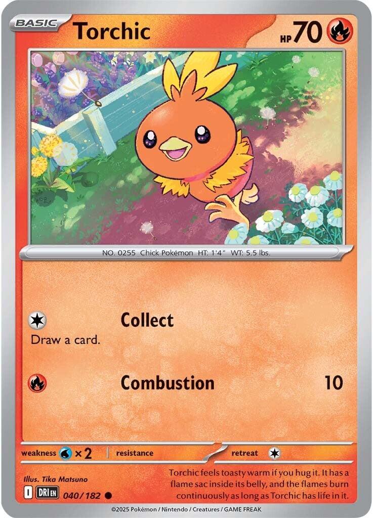Torchic (040/182) [Scarlet & Violet: Destined Rivals] | I Want That Stuff Brandon