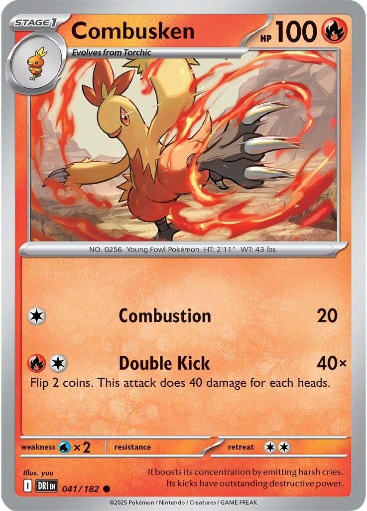 Combusken (041/182) [Scarlet & Violet: Destined Rivals] | I Want That Stuff Brandon