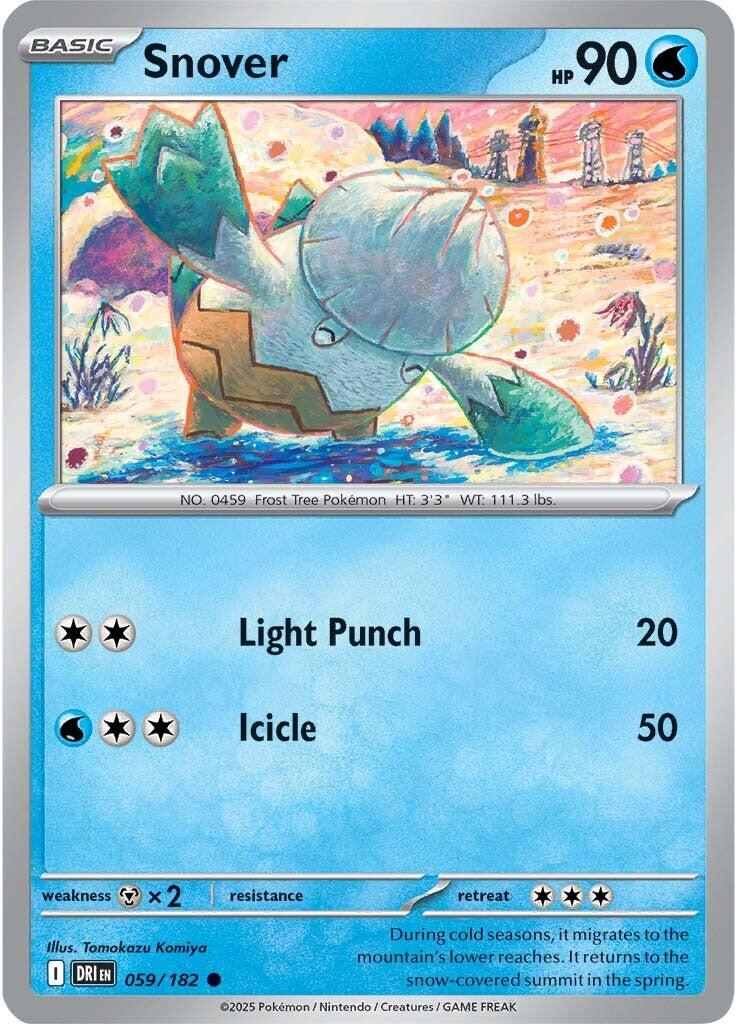 Snover (059/182) [Scarlet & Violet: Destined Rivals] | I Want That Stuff Brandon