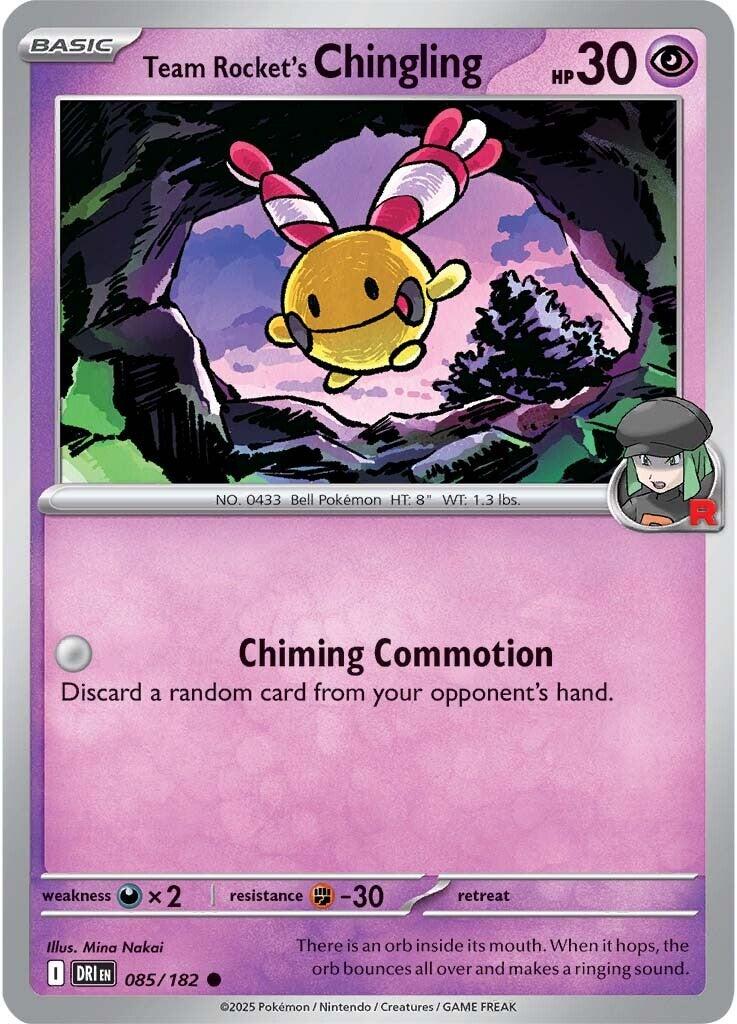 Team Rocket's Chingling (085/182) [Scarlet & Violet: Destined Rivals] | I Want That Stuff Brandon
