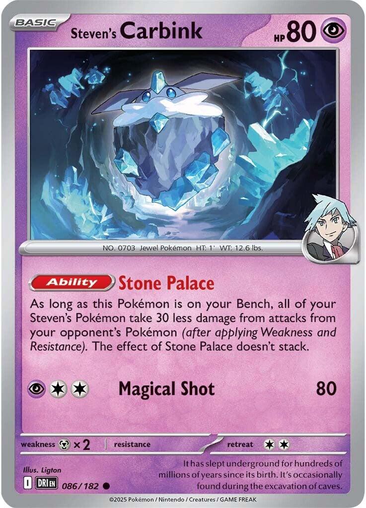 Steven's Carbink (086/182) [Scarlet & Violet: Destined Rivals] | I Want That Stuff Brandon