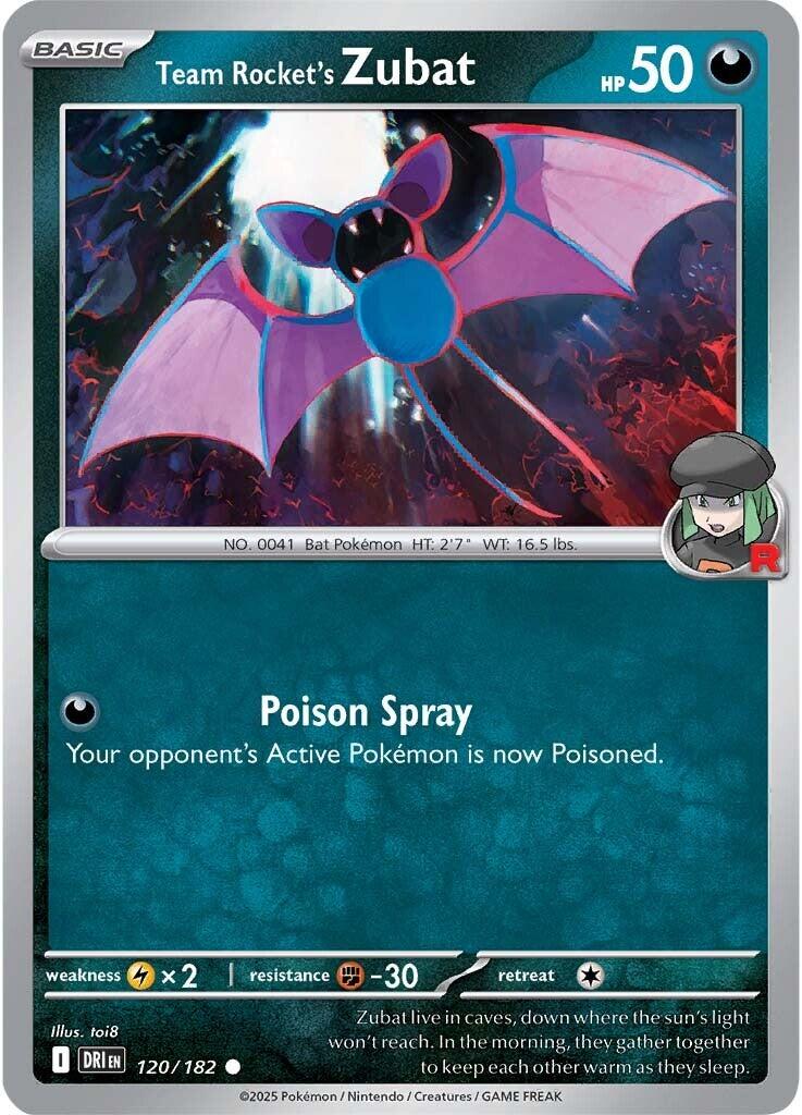 Team Rocket's Zubat (120/182) [Scarlet & Violet: Destined Rivals] | I Want That Stuff Brandon