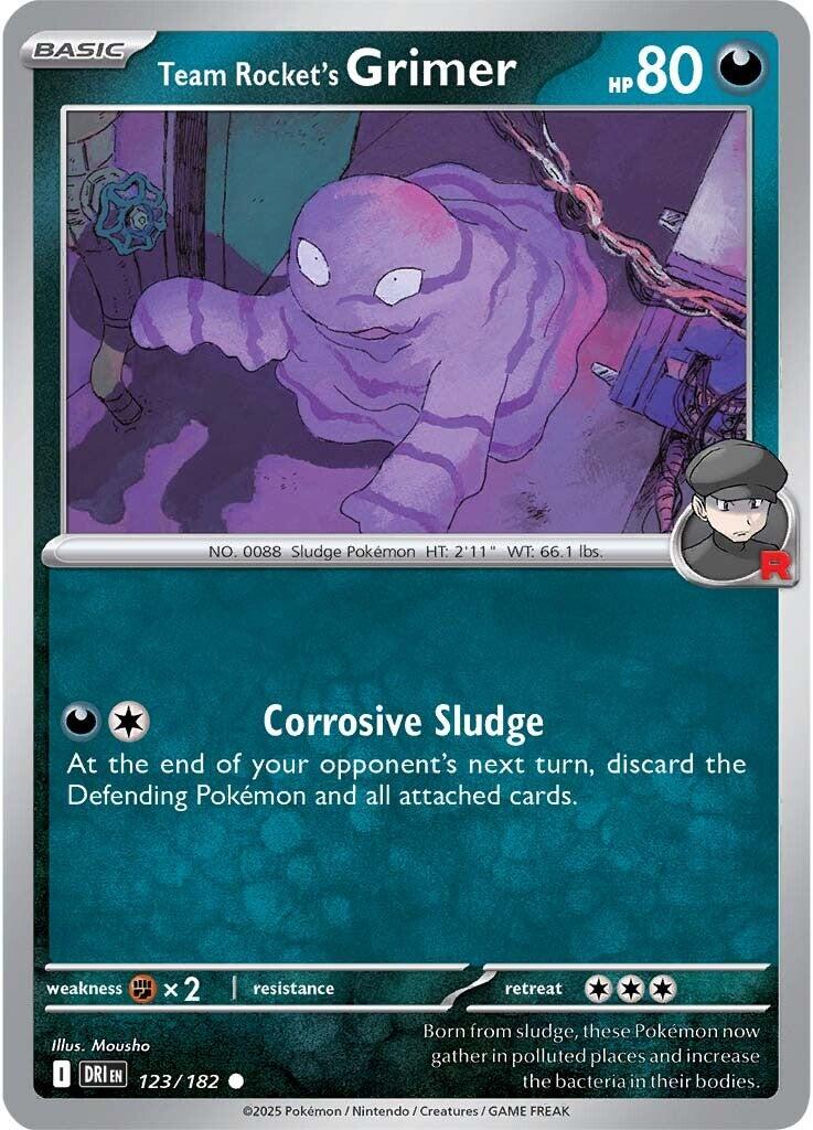 Team Rocket's Grimer (123/182) [Scarlet & Violet: Destined Rivals] | I Want That Stuff Brandon