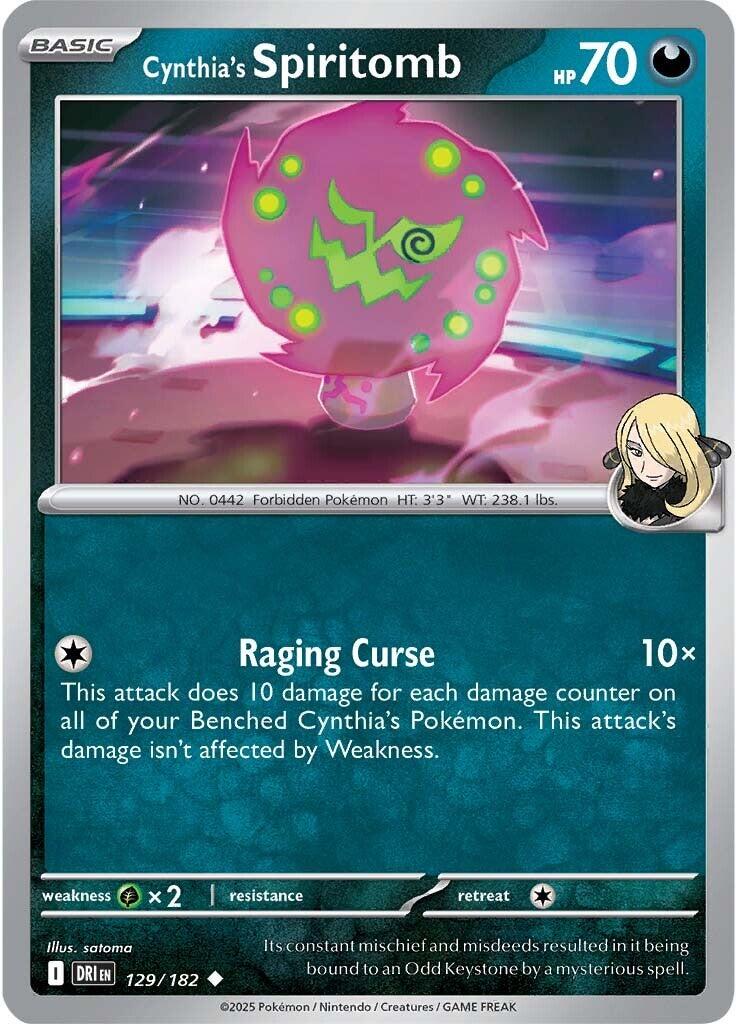 Cynthia's Spiritomb (129/182) [Scarlet & Violet: Destined Rivals] | I Want That Stuff Brandon