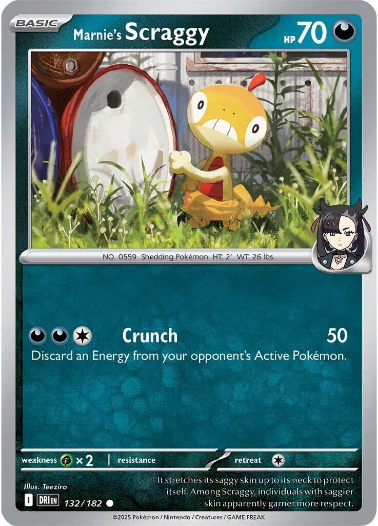 Marnie's Scraggy (132/182) [Scarlet & Violet: Destined Rivals] | I Want That Stuff Brandon