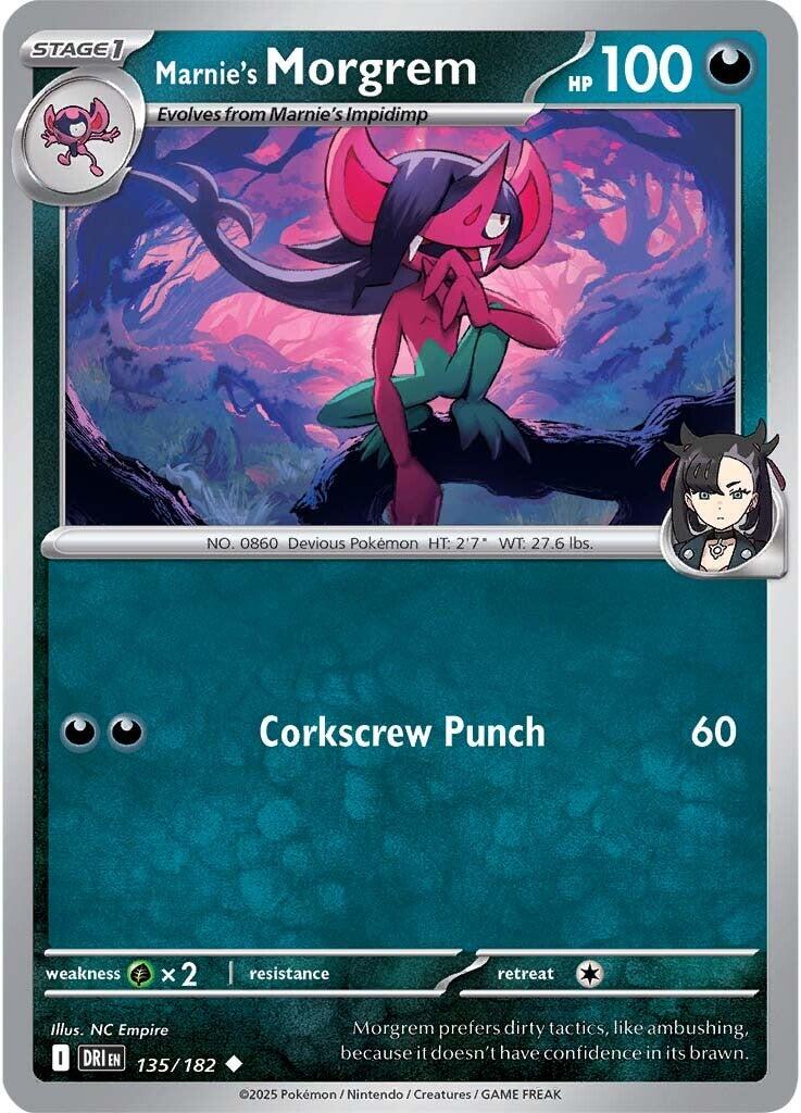 Marnie's Morgrem (135/182) [Scarlet & Violet: Destined Rivals] | I Want That Stuff Brandon