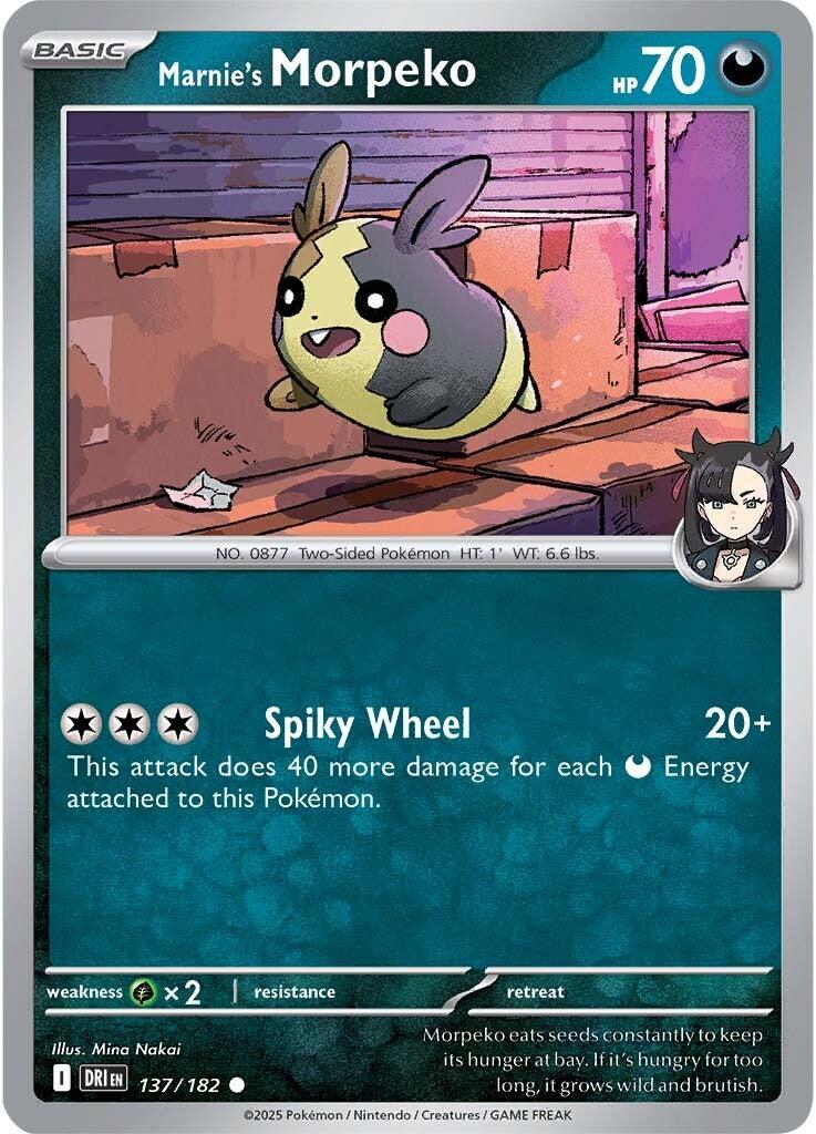 Marnie's Morpeko (137/182) [Scarlet & Violet: Destined Rivals] | I Want That Stuff Brandon