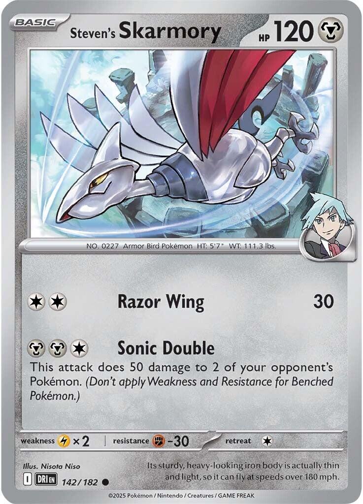 Steven's Skarmory (142/182) [Scarlet & Violet: Destined Rivals] | I Want That Stuff Brandon