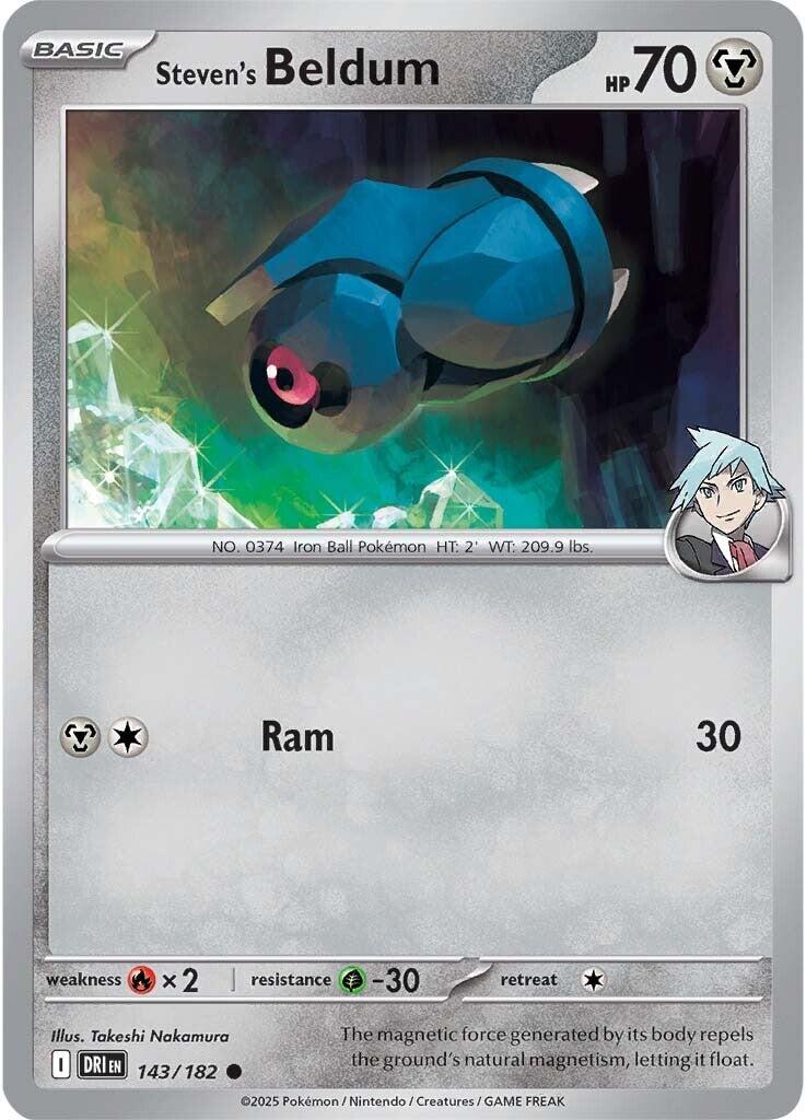 Steven's Beldum (143/182) [Scarlet & Violet: Destined Rivals] | I Want That Stuff Brandon
