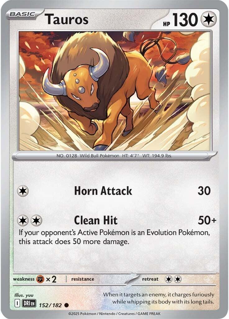 Tauros (152/182) [Scarlet & Violet: Destined Rivals] | I Want That Stuff Brandon