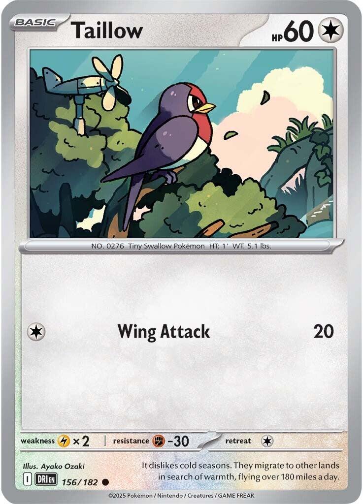 Taillow (156/182) [Scarlet & Violet: Destined Rivals] | I Want That Stuff Brandon