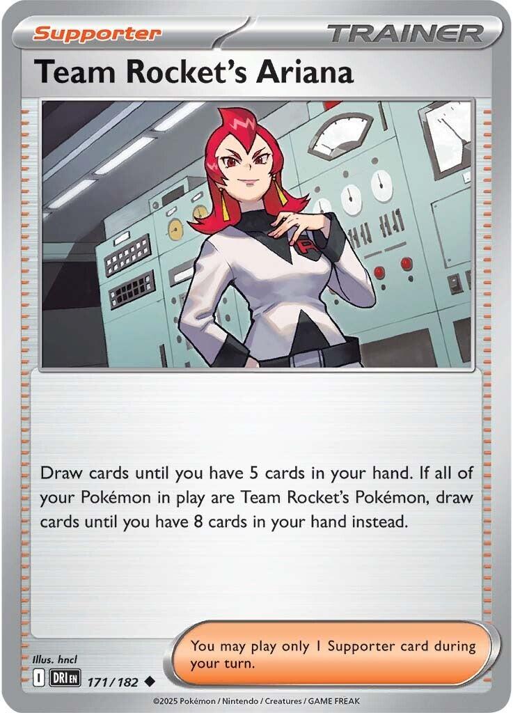 Team Rocket's Ariana (171/182) [Scarlet & Violet: Destined Rivals] | I Want That Stuff Brandon