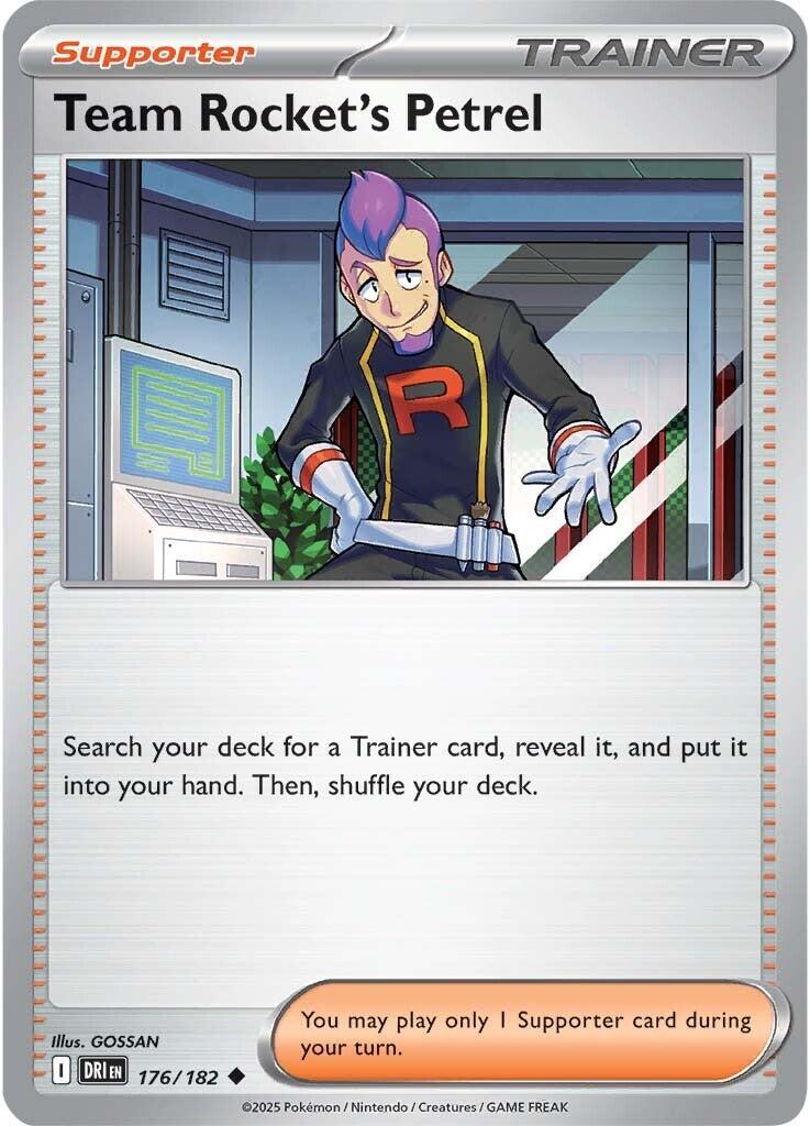 Team Rocket's Petrel (176/182) [Scarlet & Violet: Destined Rivals] | I Want That Stuff Brandon