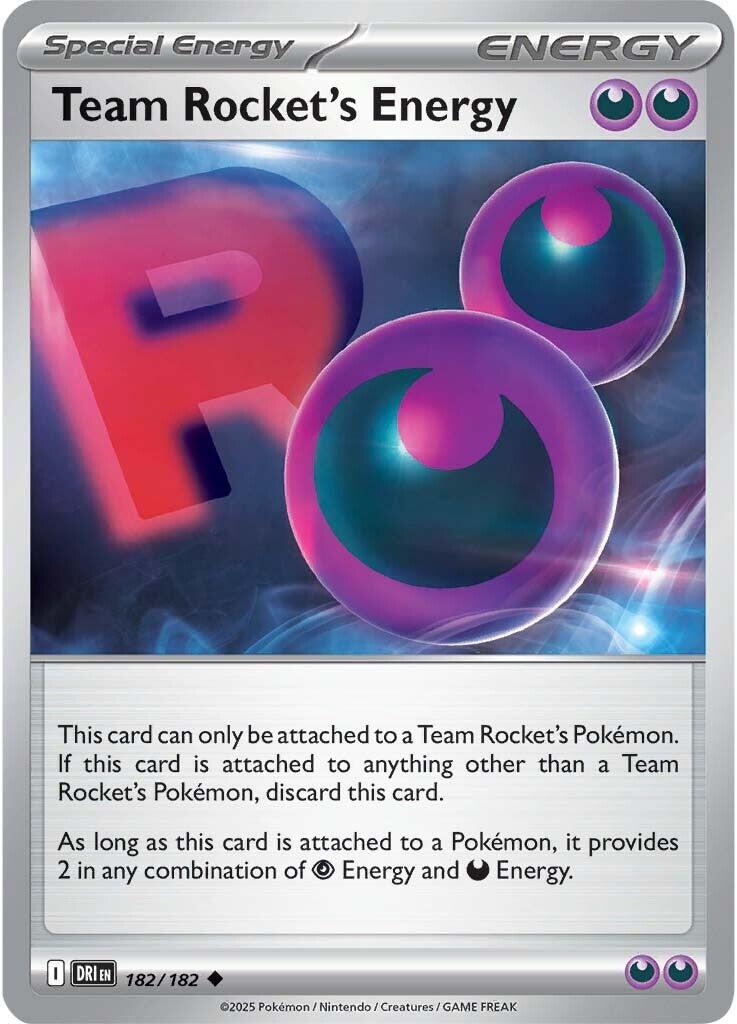 Team Rocket's Energy (182/182) [Scarlet & Violet: Destined Rivals] | I Want That Stuff Brandon