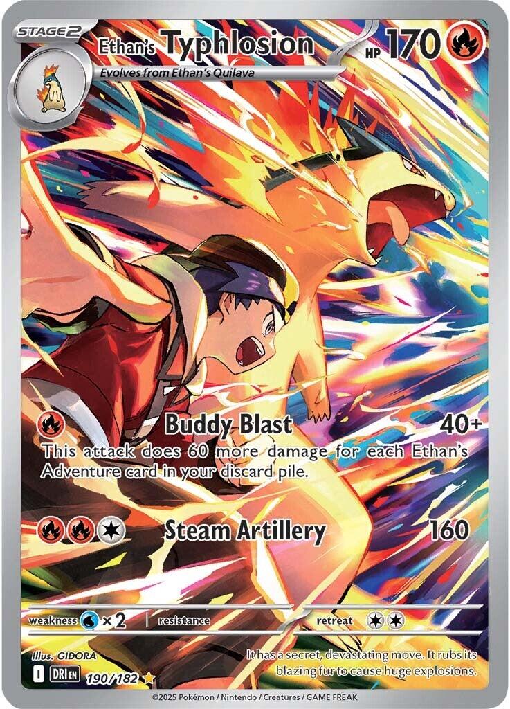 Ethan's Typhlosion (190/182) [Scarlet & Violet: Destined Rivals] | I Want That Stuff Brandon