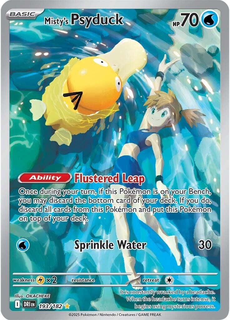 Misty's Psyduck (193/182) [Scarlet & Violet: Destined Rivals] | I Want That Stuff Brandon