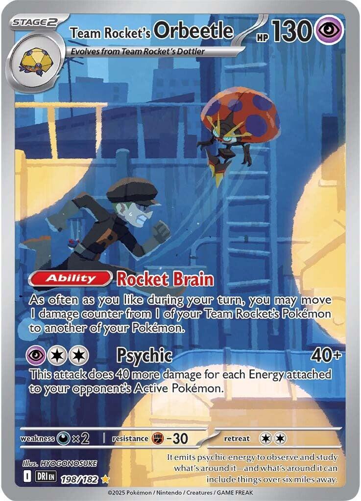 Team Rocket's Orbeetle (198/182) [Scarlet & Violet: Destined Rivals] | I Want That Stuff Brandon