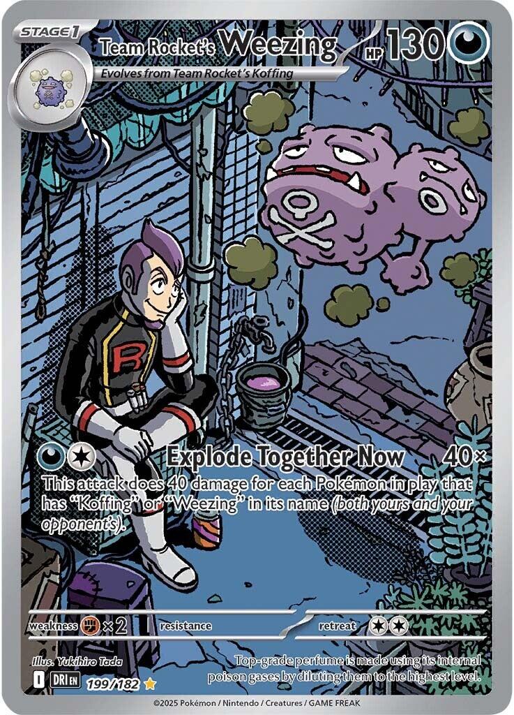 Team Rocket's Weezing (199/182) [Scarlet & Violet: Destined Rivals] | I Want That Stuff Brandon