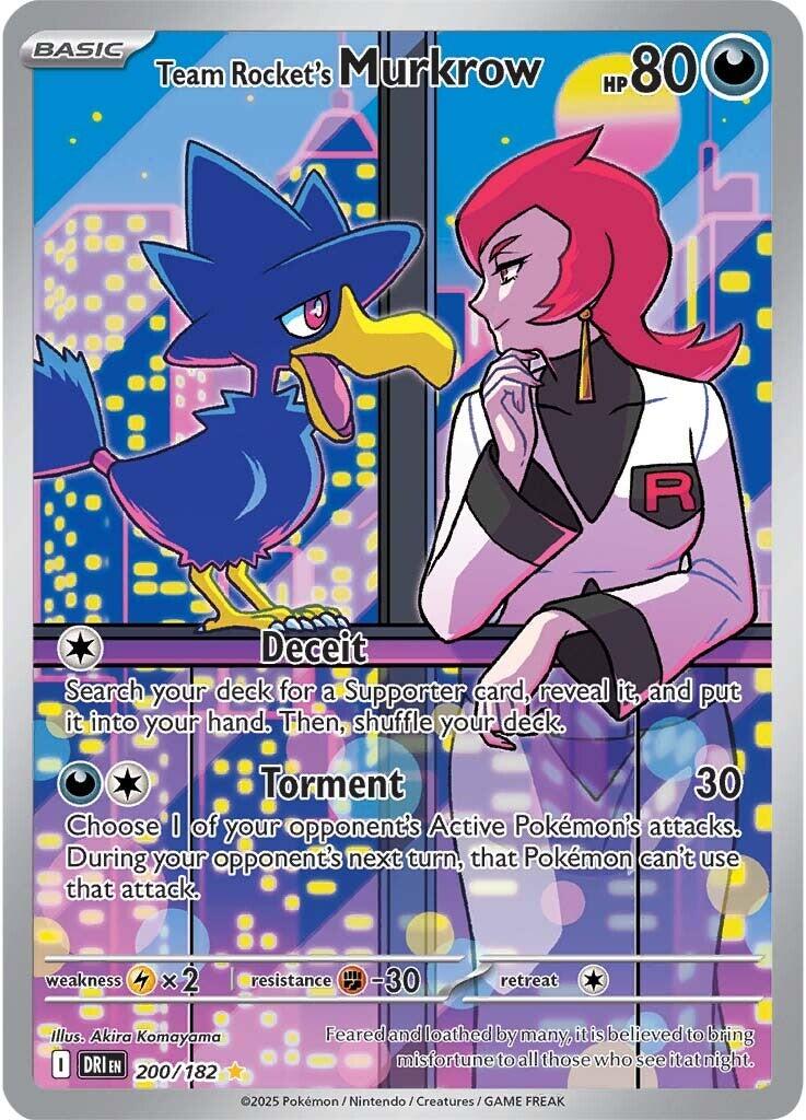 Team Rocket's Murkrow (200/182) [Scarlet & Violet: Destined Rivals] | I Want That Stuff Brandon