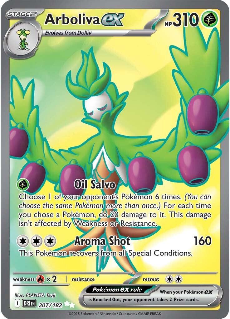 Arboliva ex (207/182) [Scarlet & Violet: Destined Rivals] | I Want That Stuff Brandon