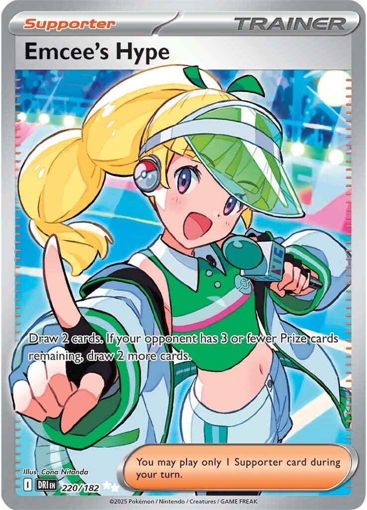 Emcee's Hype (220/182) [Scarlet & Violet: Destined Rivals] | I Want That Stuff Brandon