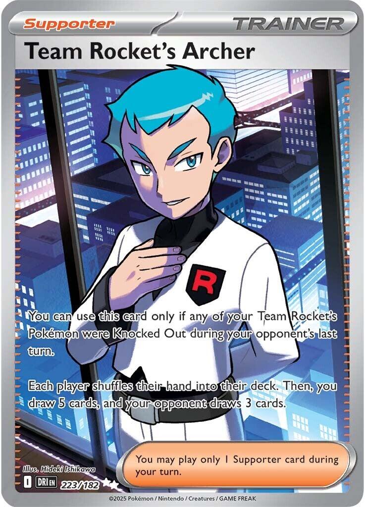 Team Rocket's Archer (223/182) [Scarlet & Violet: Destined Rivals] | I Want That Stuff Brandon