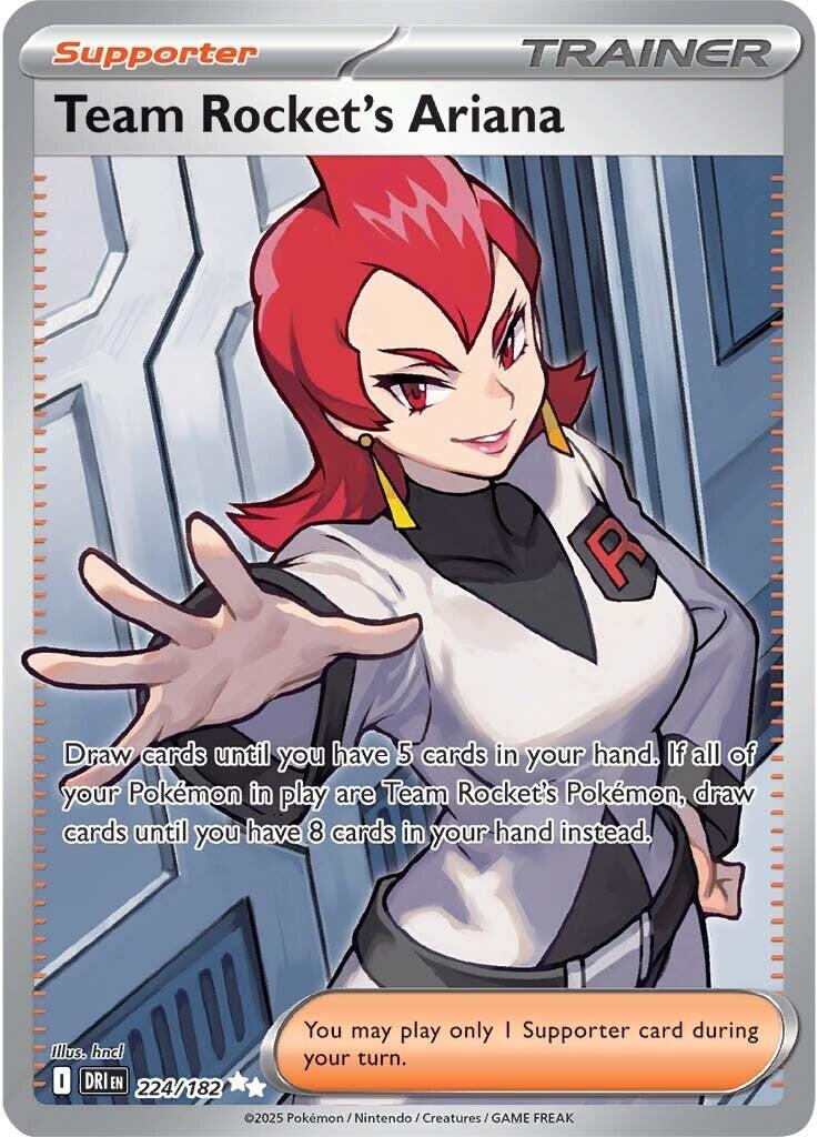 Team Rocket's Ariana (224/182) [Scarlet & Violet: Destined Rivals] | I Want That Stuff Brandon
