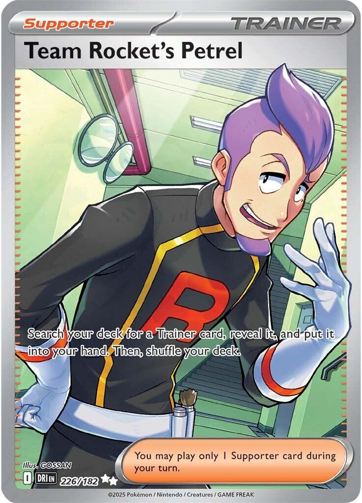 Team Rocket's Petrel (226/182) [Scarlet & Violet: Destined Rivals] | I Want That Stuff Brandon