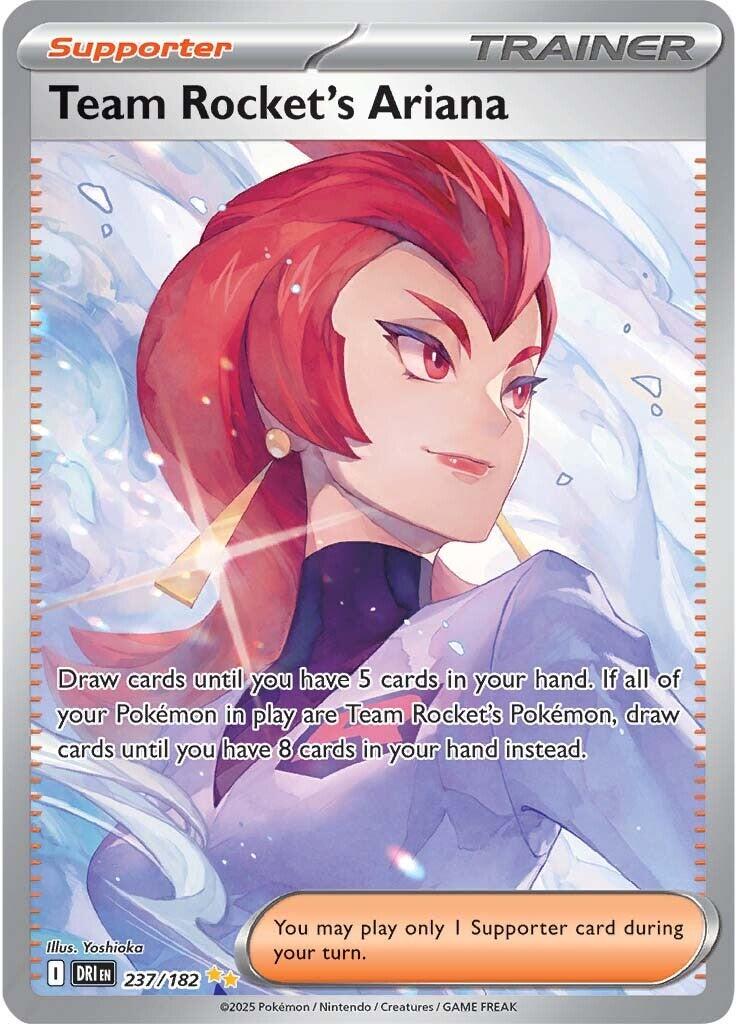 Team Rocket's Ariana (237/182) [Scarlet & Violet: Destined Rivals] | I Want That Stuff Brandon