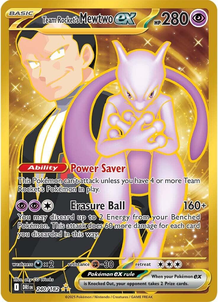 Team Rocket's Mewtwo ex (240/182) [Scarlet & Violet: Destined Rivals] | I Want That Stuff Brandon