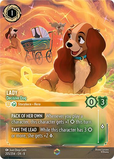 Lady - Decisive Dog (Enchanted) (205/204) [Reign of Jafar] | I Want That Stuff Brandon