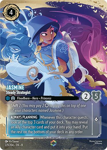 Jasmine - Steady Strategist (Enchanted) (221/204) [Reign of Jafar] | I Want That Stuff Brandon