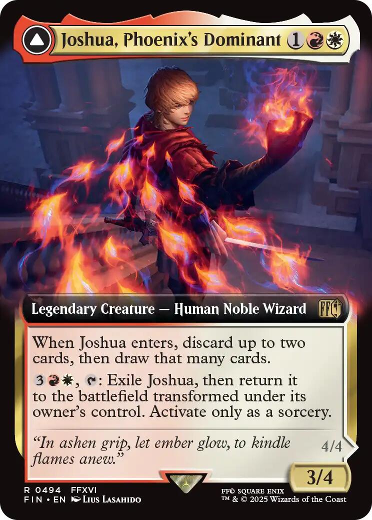 Joshua, Phoenix's Dominant (Extended Art) [FINAL FANTASY] | I Want That Stuff Brandon